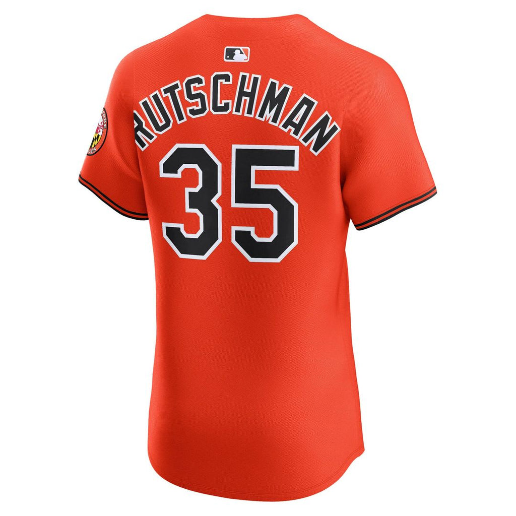 Baltimore Orioles Adley Rutschman Nike Orange Alternate 2 Elite Jersey product image 3, provided for visual reference and