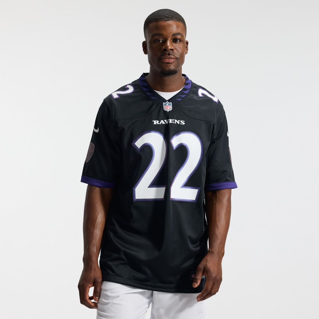 Baltimore Ravens Derrick Henry Nike Black Alternate Game Jersey product image 2, provided for visual reference and product