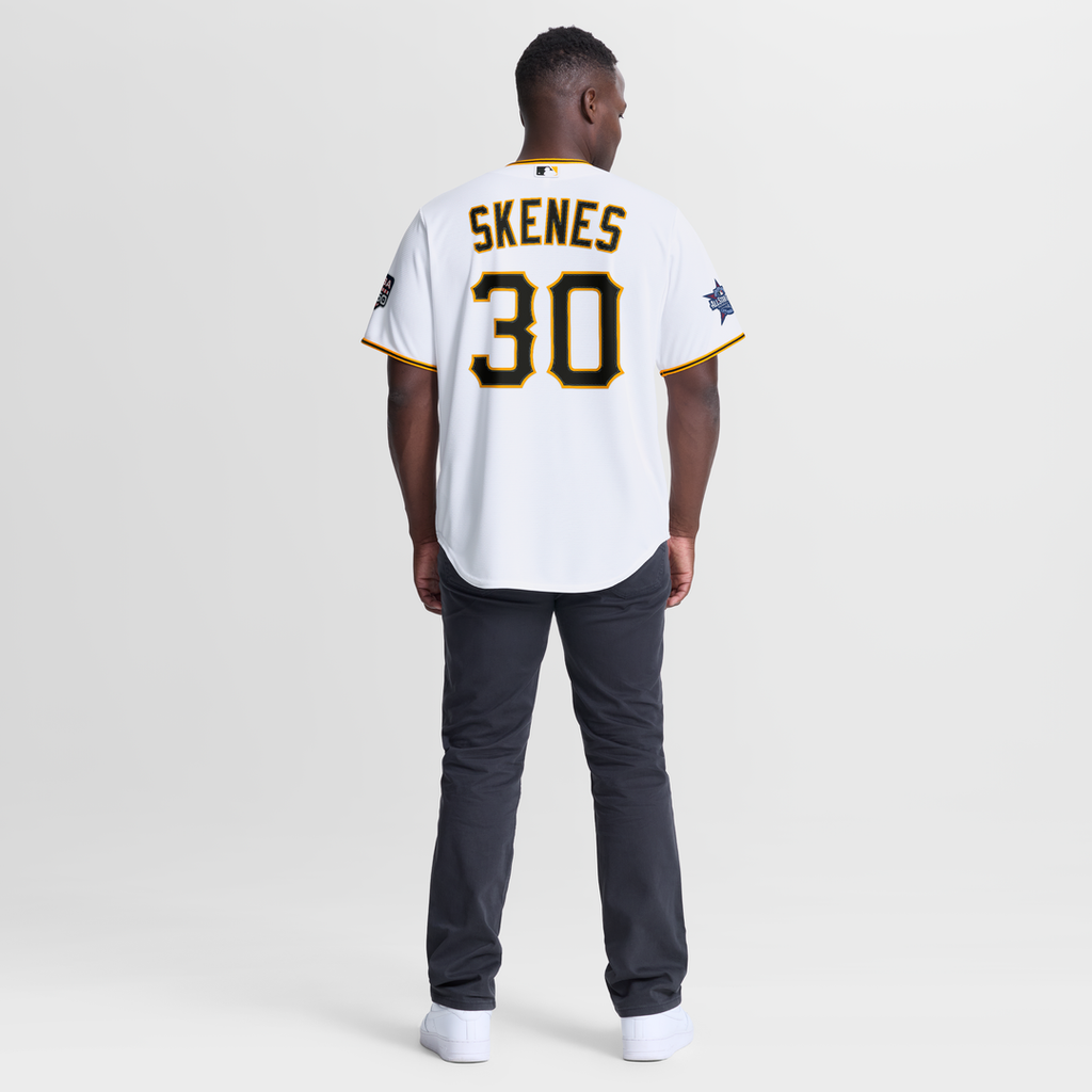2026 All-Star Game Pittsburgh Pirates Paul Skenes Nike White Replica Jersey product image 5, provided for visual reference