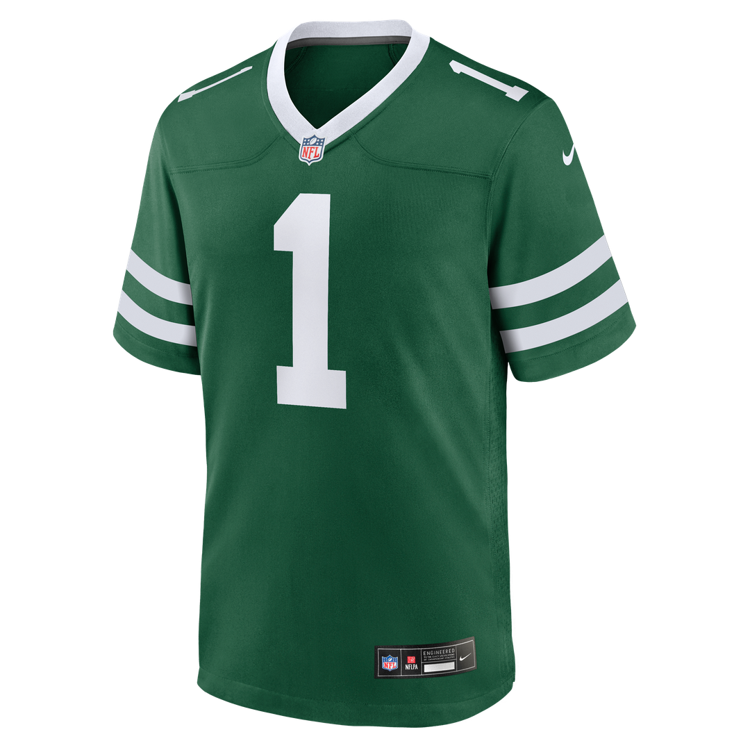 New York Jets David Bailey Nike Legacy Black Alternate Game Player Jersey product image 14, provided for visual reference
