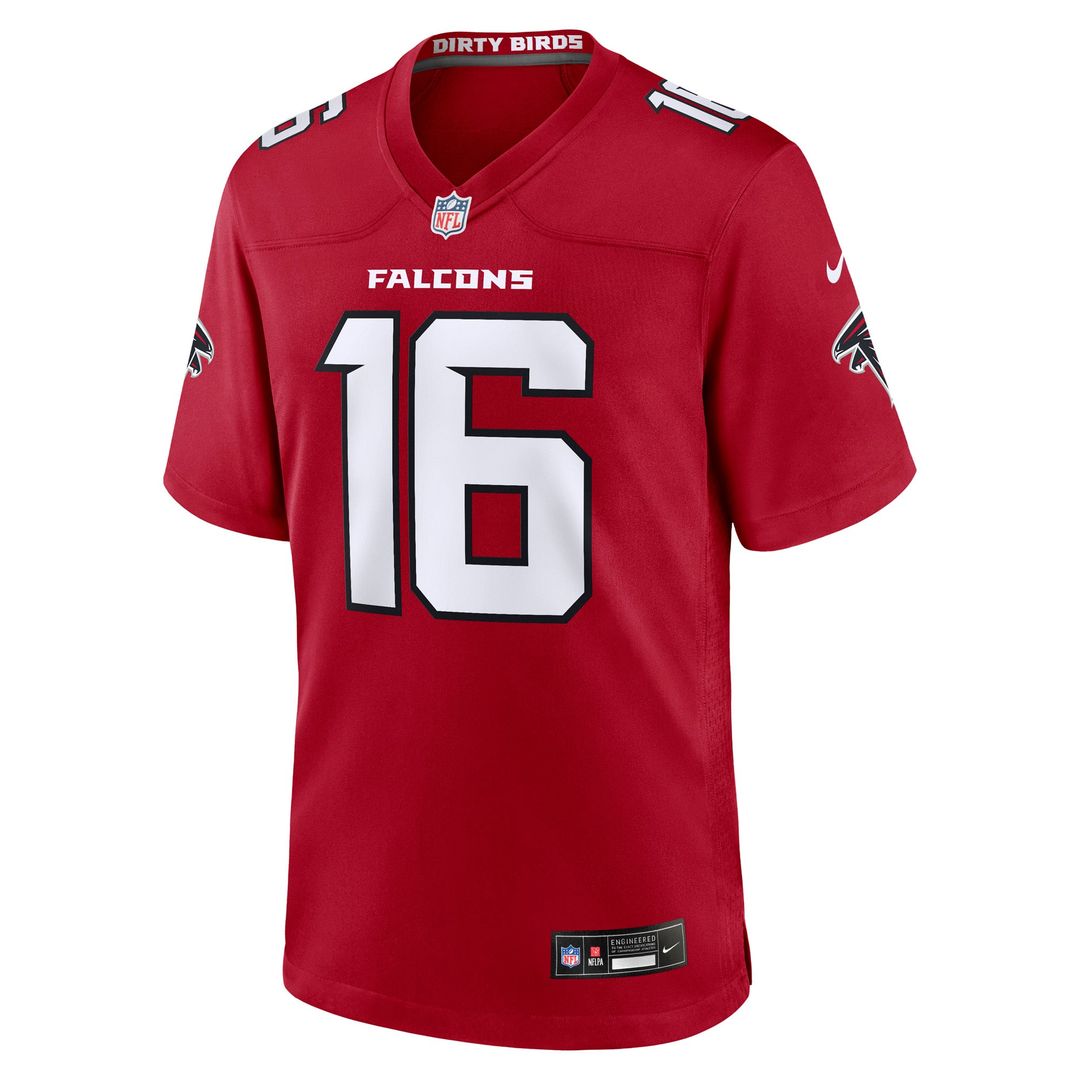 Atlanta Falcons Jake Bailey Nike Red Team Game Jersey product image 2, provided for visual reference and product detail