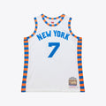 Mitchell & Ness Carmelo Anthony White New York Knicks 2015-16 Hardwood Classics Authentic Jersey product image 1, provided