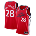 LA Clippers Jordan Brand Statement Edition Swingman Jersey - Red - Rui Hachimura product image 1, provided for visual