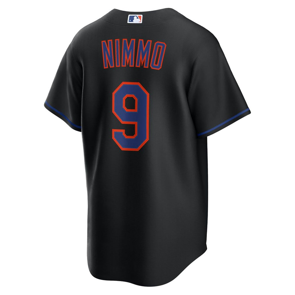 New York Mets Brandon Nimmo Nike Black Alternate Replica Jersey product image 3, provided for visual reference and product