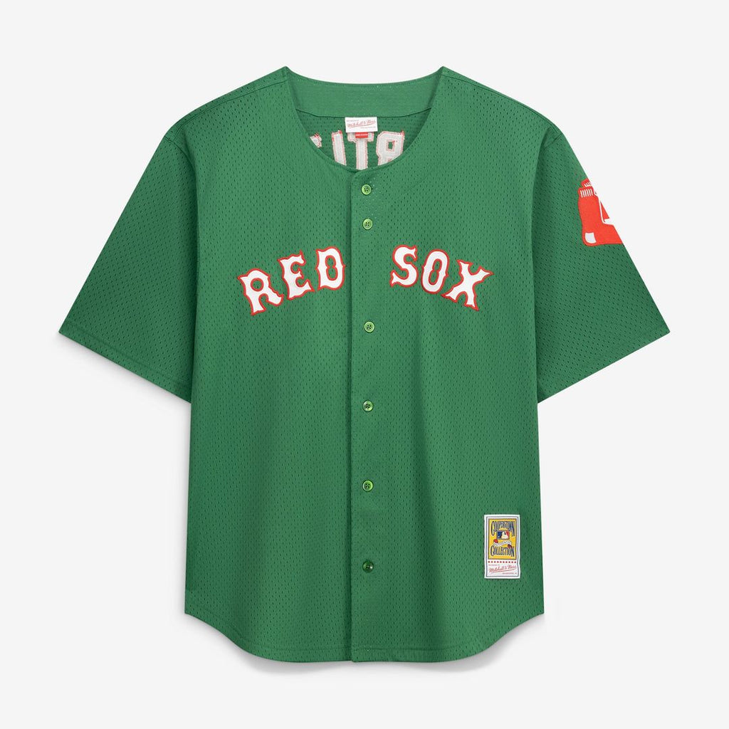 Boston Red Sox David Ortiz Mitchell & Ness Red Big & Tall Cooperstown Mesh Batting Practice Jersey product image 7, provided