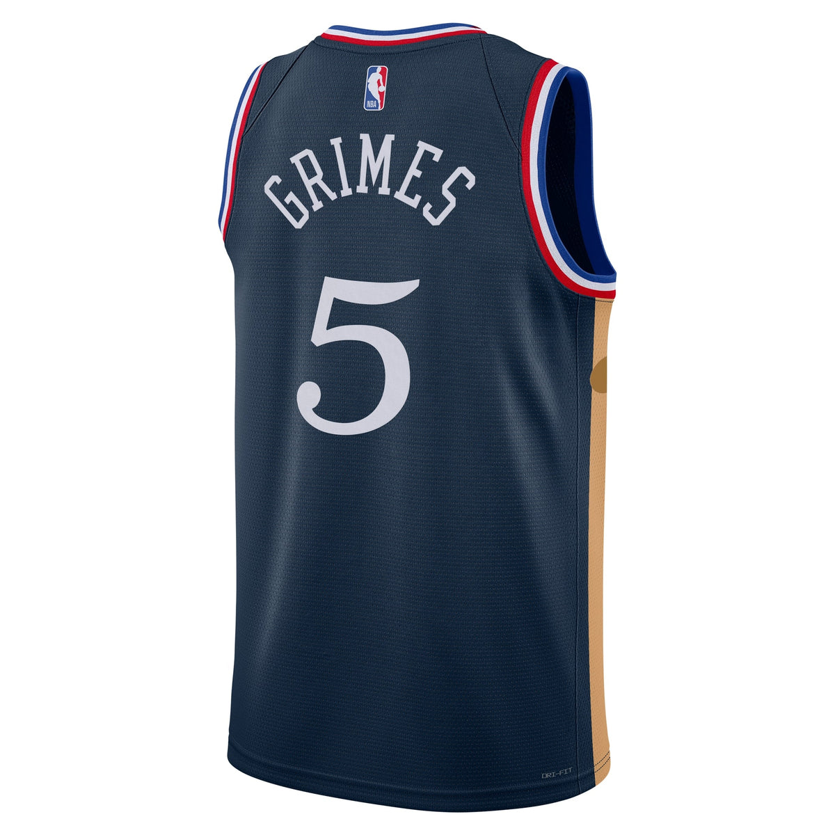 Philadelphia 76ers Nike 2025/26 City Edition Swingman Jersey - Navy - Quentin Grimes - Unisex product image 4, provided for