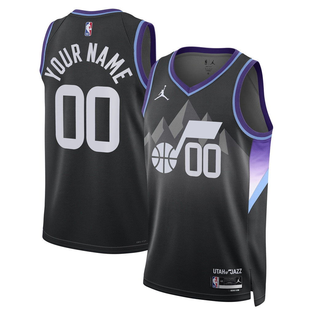 Utah Jazz Jordan NBA Statement Edition Swingman Jersey - Custom product image 1, provided for visual reference and product