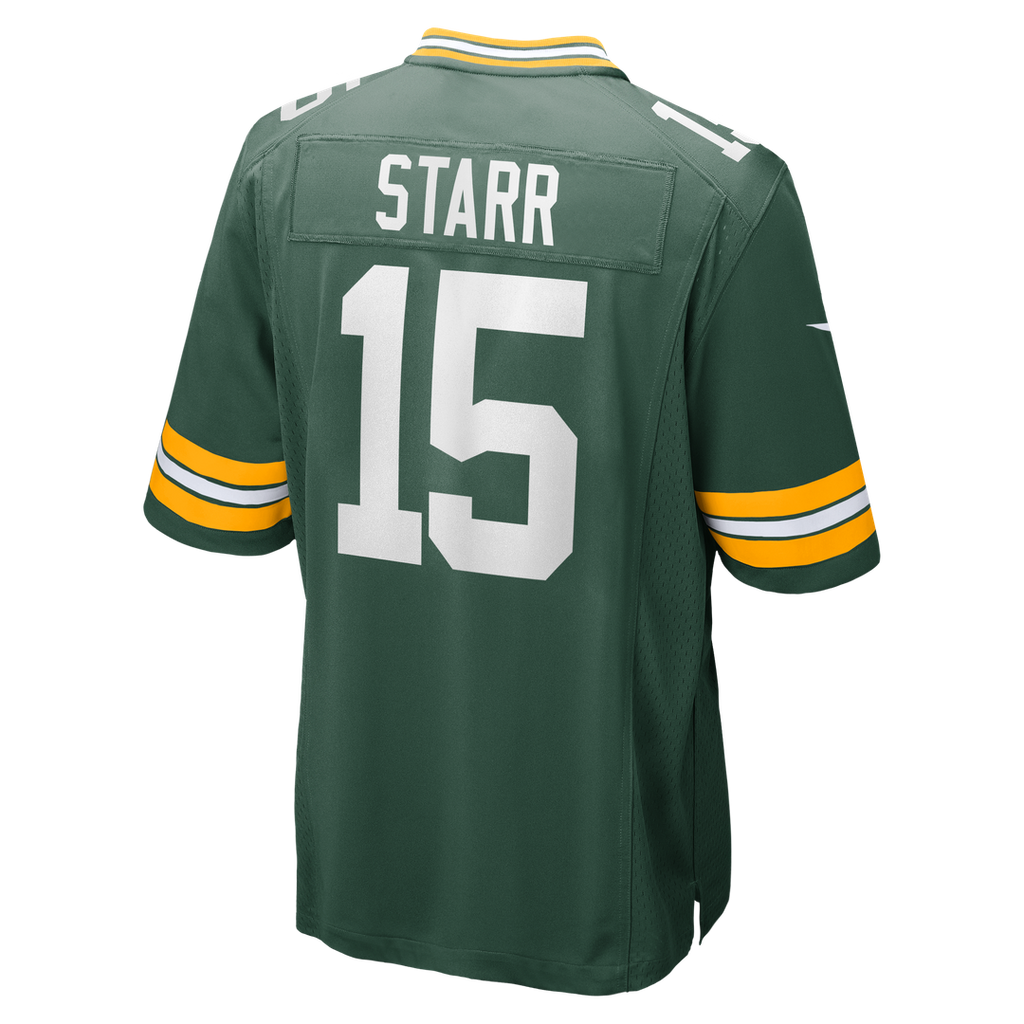 Green Bay Packers Bart Starr Nike Green Game Retired Player Jersey product image 3, provided for visual reference and