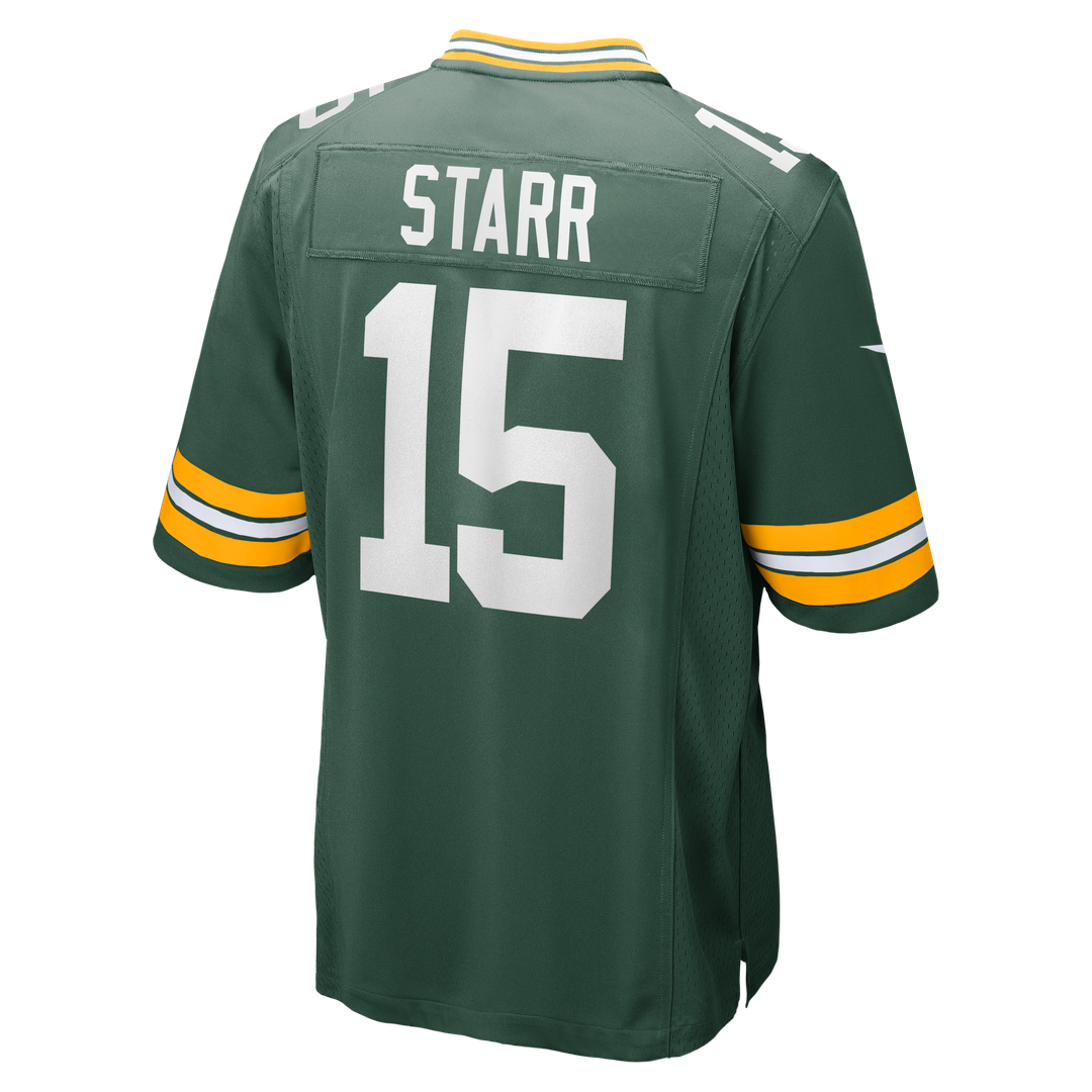 Green Bay Packers Bart Starr Nike Green Game Retired Player Jersey product image 3, provided for visual reference and