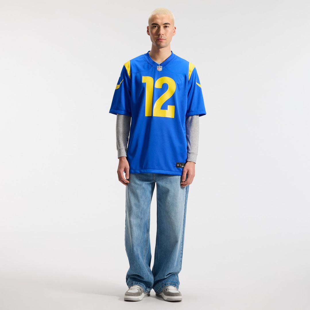 Los Angeles Rams Puka Nacua Nike Royal Team Game Player Jersey product image 17, provided for visual reference and product