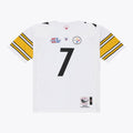 Pittsburgh Steelers Ben Roethlisberger Mitchell & Ness White 2005 Authentic Throwback Jersey product image 1, provided for