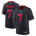 Houston Texans C.J. Stroud Nike Navy 2nd Alternate Game Jersey product image 1, provided for visual reference and product