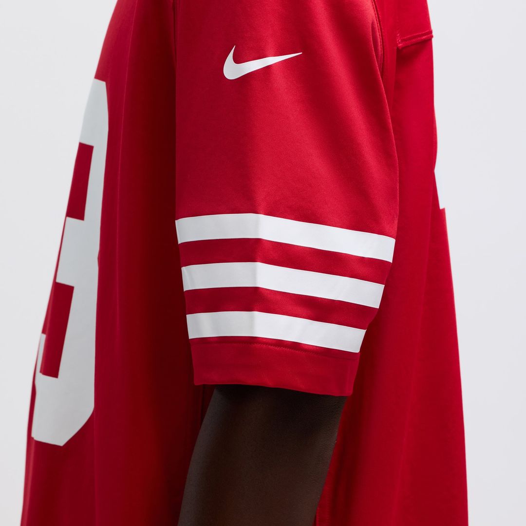 San Francisco 49ers Brock Purdy Nike White Game Player Jersey product image 16, provided for visual reference and product