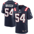 New England Patriots Tedy Bruschi Nike Navy Game Retired Player Jersey product image 1, provided for visual reference and
