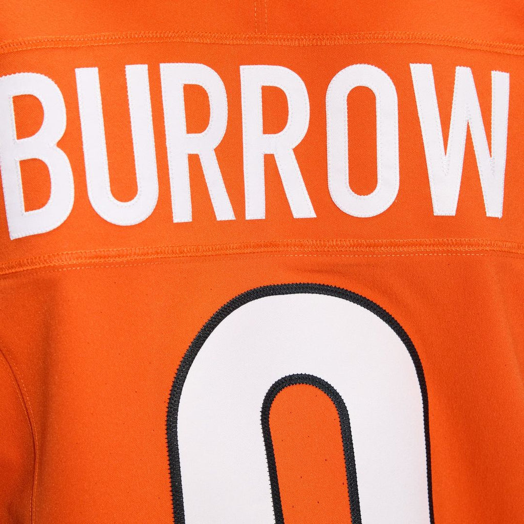 Cincinnati Bengals Joe Burrow Nike Orange Team Vapor F.U.S.E. Elite Jersey product image 12, provided for visual reference