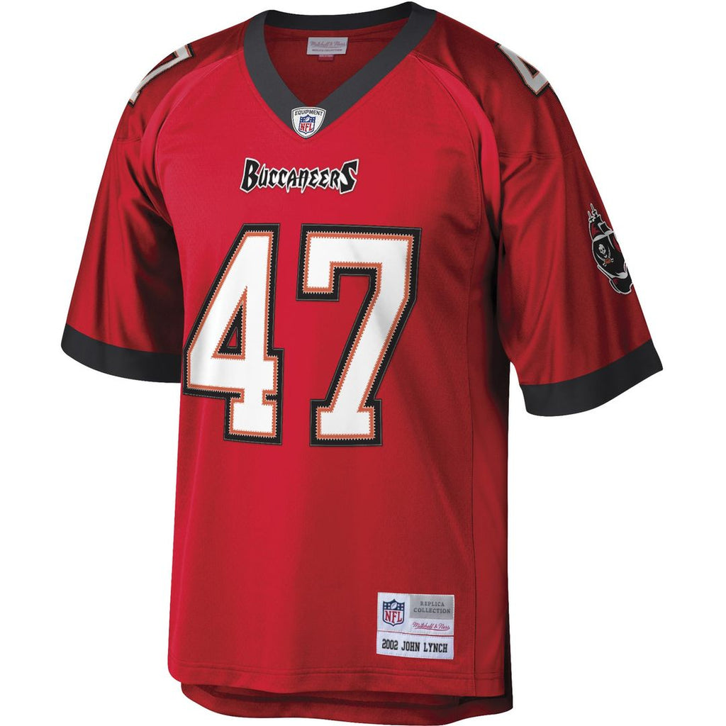 Tampa Bay Buccaneers John Lynch Mitchell & Ness Red Legacy Replica Jersey product image 5, provided for visual reference and