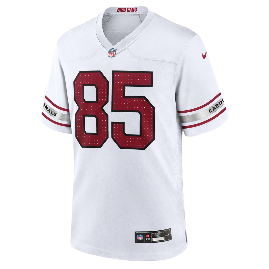 Arizona Cardinals Trey McBride Nike White Game Jersey product image 2, provided for visual reference and product detail