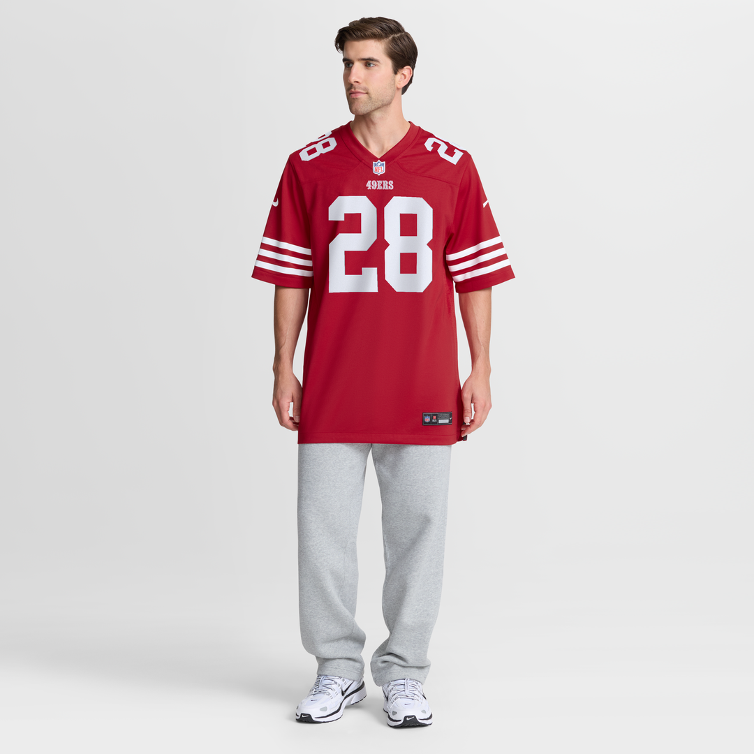 San Francisco 49ers Darrell Luter Jr. Nike Scarlet Game Jersey product image 7, provided for visual reference and product