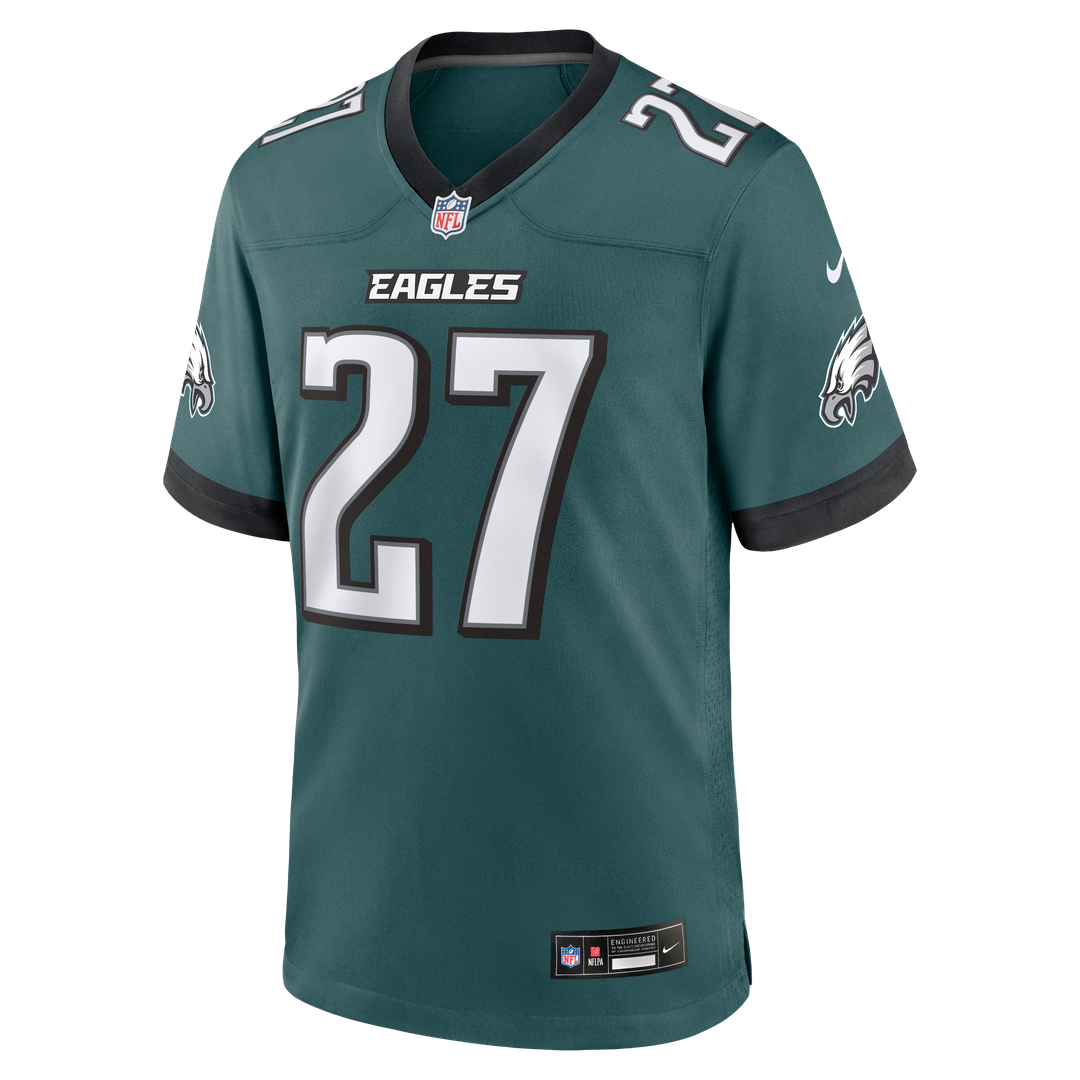 Philadelphia Eagles Quinyon Mitchell Nike Midnight Green Team Game Jersey product image 5, provided for visual reference and