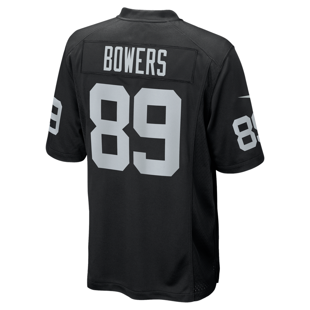 Las Vegas Raiders Brock Bowers Nike White Game Jersey product image 13, provided for visual reference and product detail