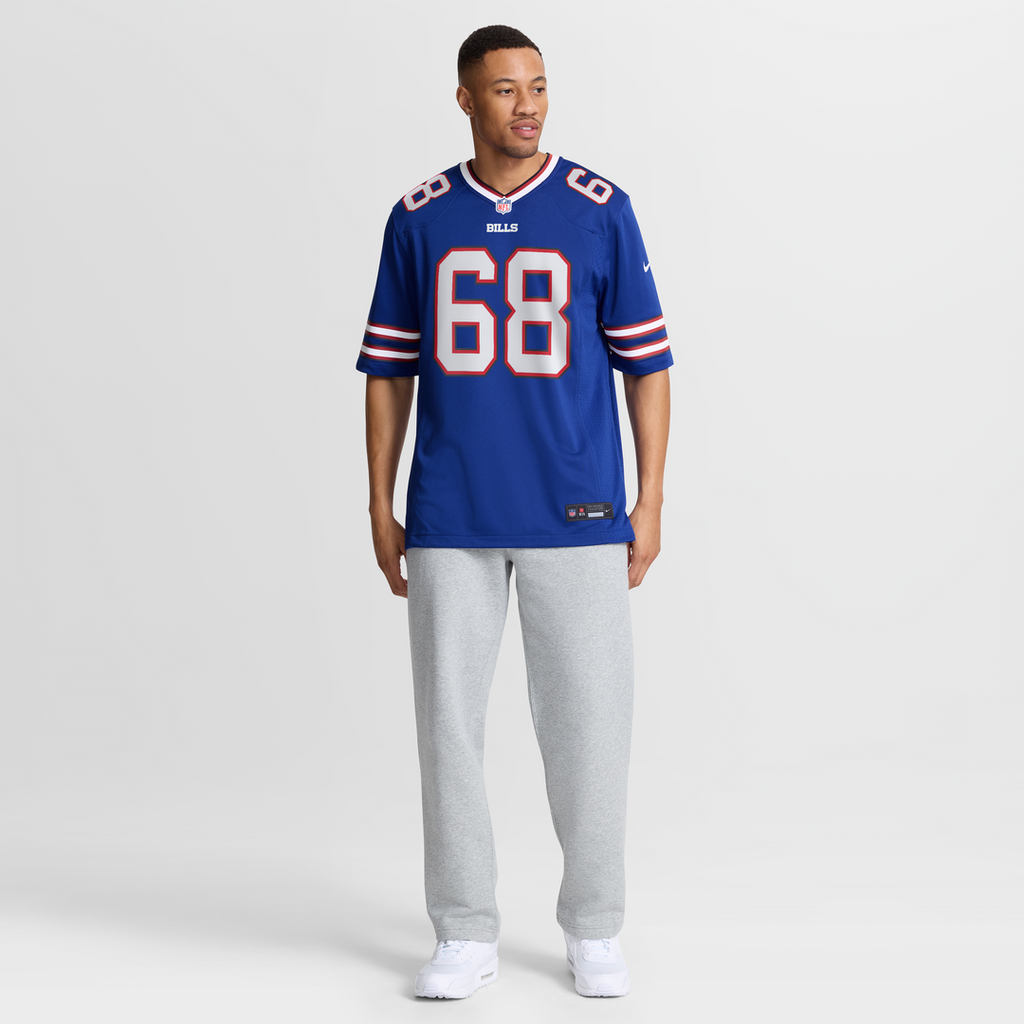 Buffalo Bills Garrett McGhin Nike Royal Team Game Jersey product image 4, provided for visual reference and product detail