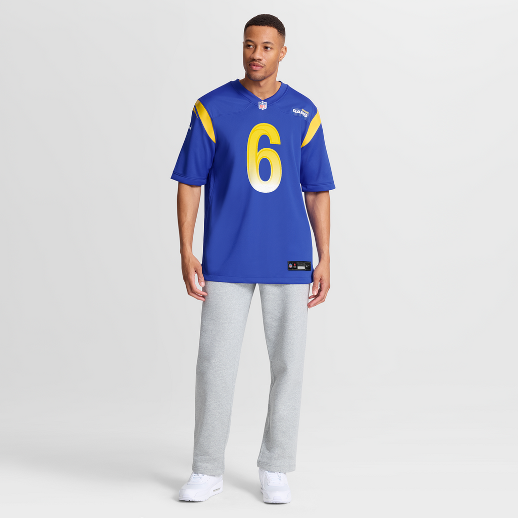 Los Angeles Rams Tre'Vius Hodges-Tomlinson Nike Royal Team Game Jersey product image 7, provided for visual reference and