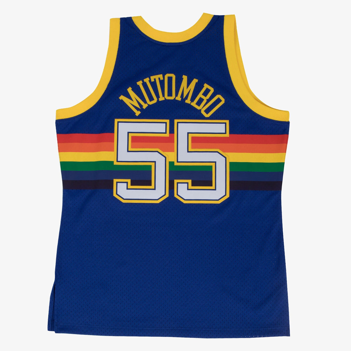 Denver Nuggets Mitchell & Ness Swingman Jersey Road Dikembe Mutombo 1991-92 product image 3, provided for visual reference