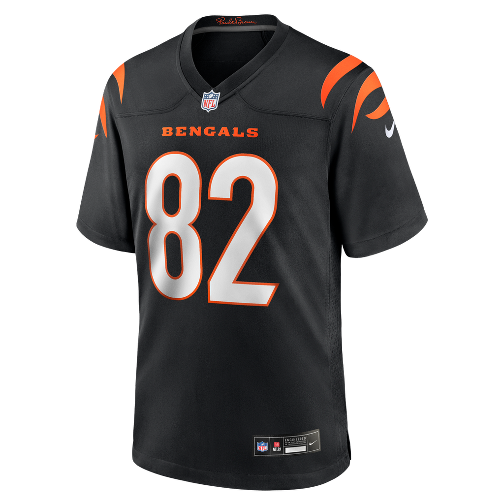 Cincinnati Bengals Mitchell Tinsley Nike Black Team Game Jersey product image 2, provided for visual reference and product