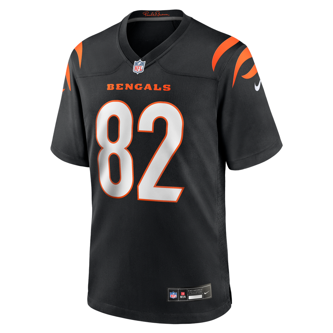 Cincinnati Bengals Mitchell Tinsley Nike Black Team Game Jersey product image 2, provided for visual reference and product