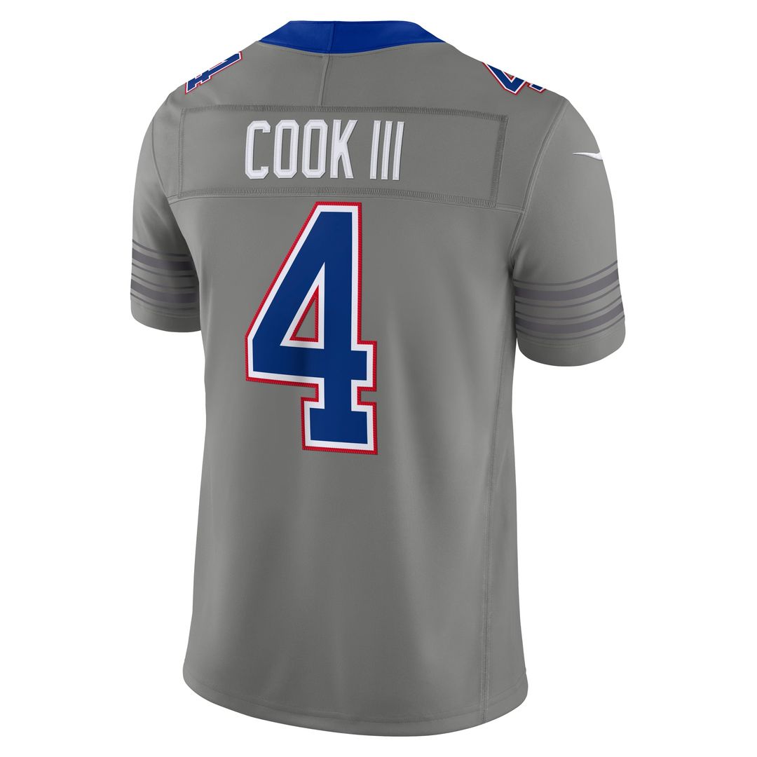 Buffalo Bills James Cook III Nike Royal Team Vapor F.U.S.E. Stitched Limited Jersey product image 9, provided for visual