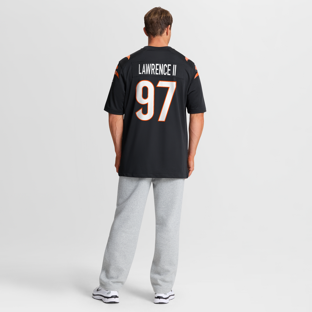 Cincinnati Bengals Dexter Lawrence II Nike Black Game Jersey product image 10, provided for visual reference and product