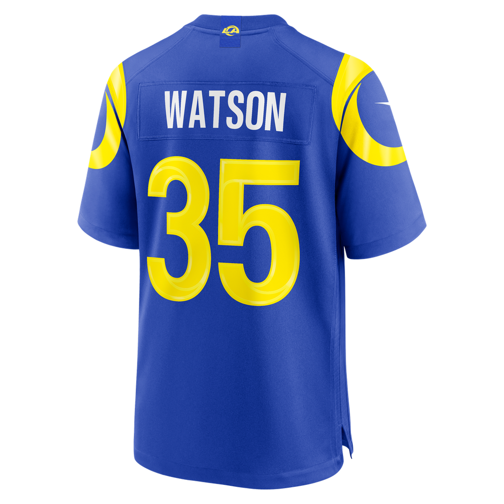 Los Angeles Rams Jaylen Watson Nike Royal Team Game Jersey product image 3, provided for visual reference and product detail