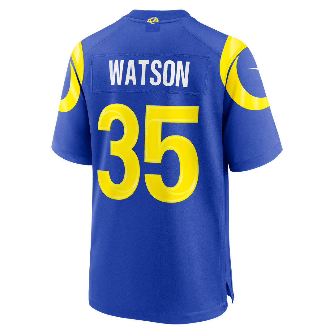 Los Angeles Rams Jaylen Watson Nike Royal Team Game Jersey product image 3, provided for visual reference and product detail