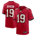 Tampa Bay Buccaneers Keyshawn Johnson Nike Red Game Retired Player Jersey product image 1, provided for visual reference and