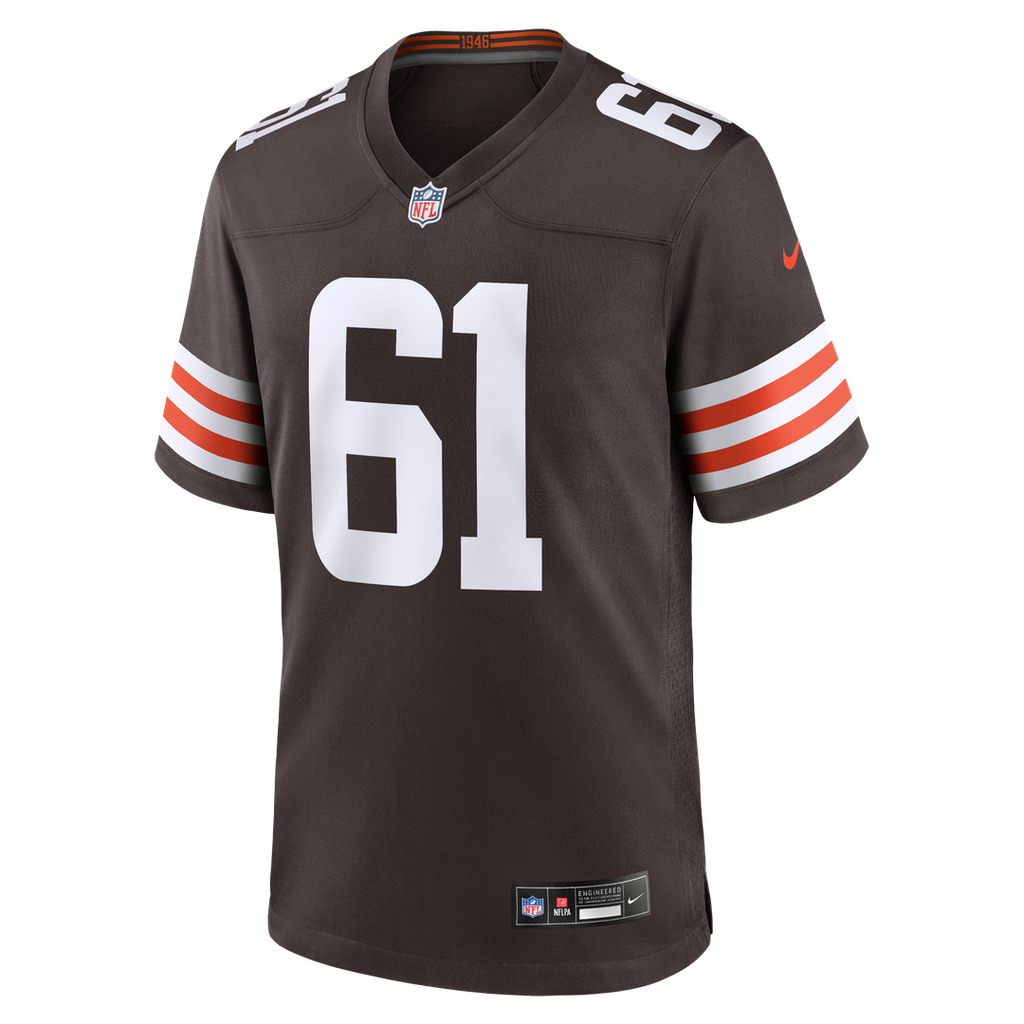 Cleveland Browns Chris Williams Nike Brown Team Game Jersey product image 4, provided for visual reference and product