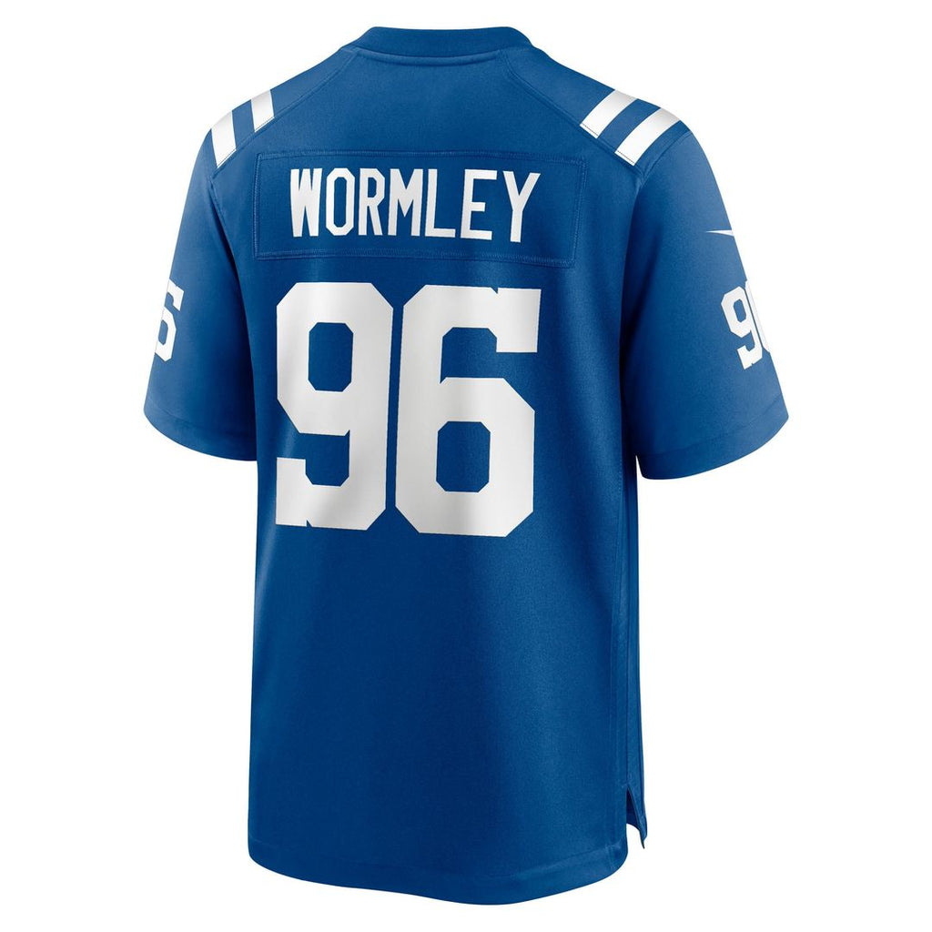 Indianapolis Colts Chris Wormley Nike Royal Team Game Jersey product image 3, provided for visual reference and product