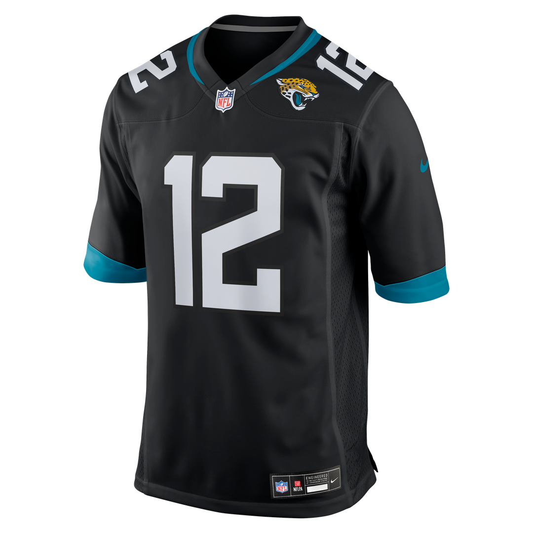 Jacksonville Jaguars Travis Hunter Nike Black Alternate Game Jersey product image 6, provided for visual reference and