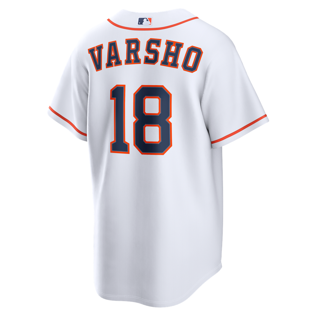 Houston Astros Daulton Varsho Nike White Home Replica Jersey product image 5, provided for visual reference and product