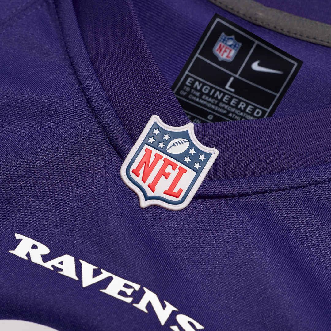 Baltimore Ravens Cooper Rush Nike Purple Team Game Jersey product image 4, provided for visual reference and product detail