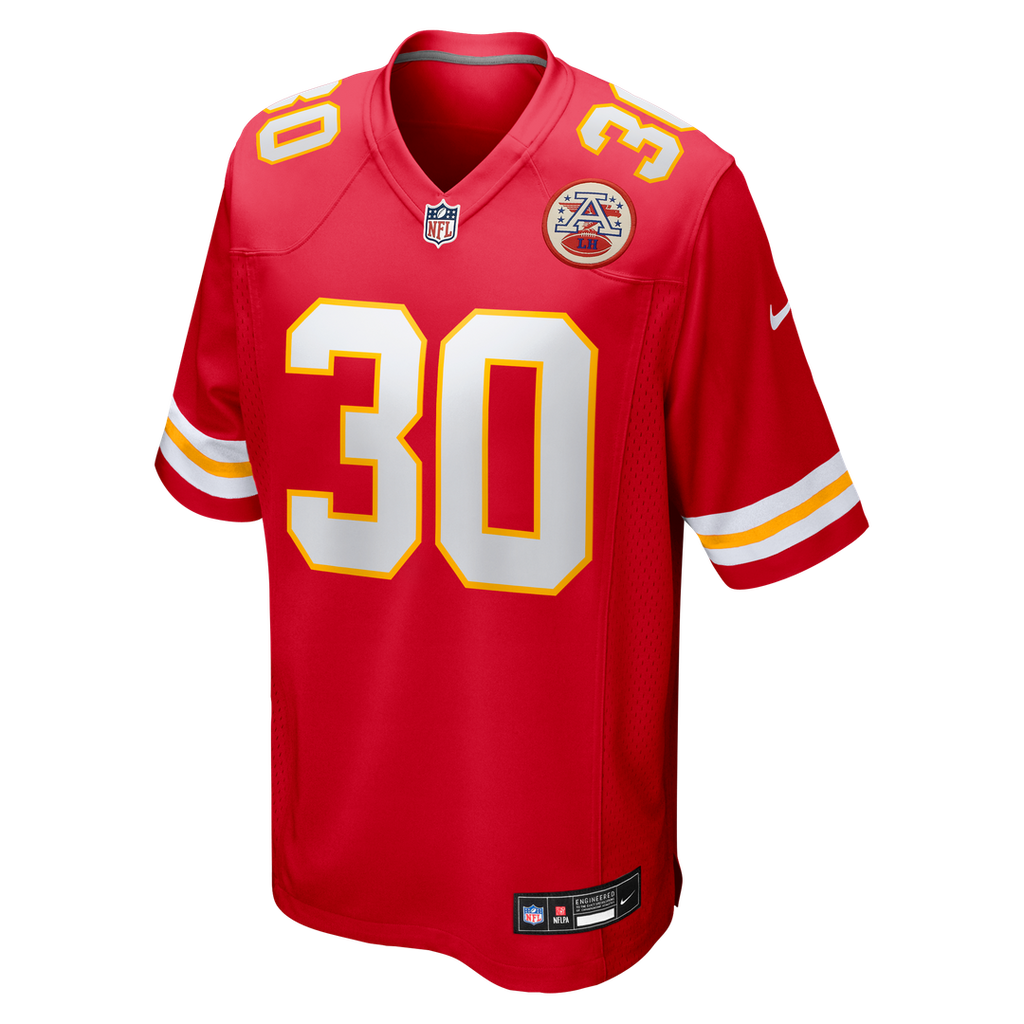 Kansas City Chiefs Chris Roland-Wallace Nike Red Game Jersey product image 2, provided for visual reference and product