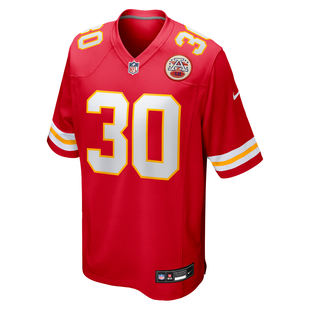 Kansas City Chiefs Chris Roland-Wallace Nike Red Game Jersey product image 2, provided for visual reference and product