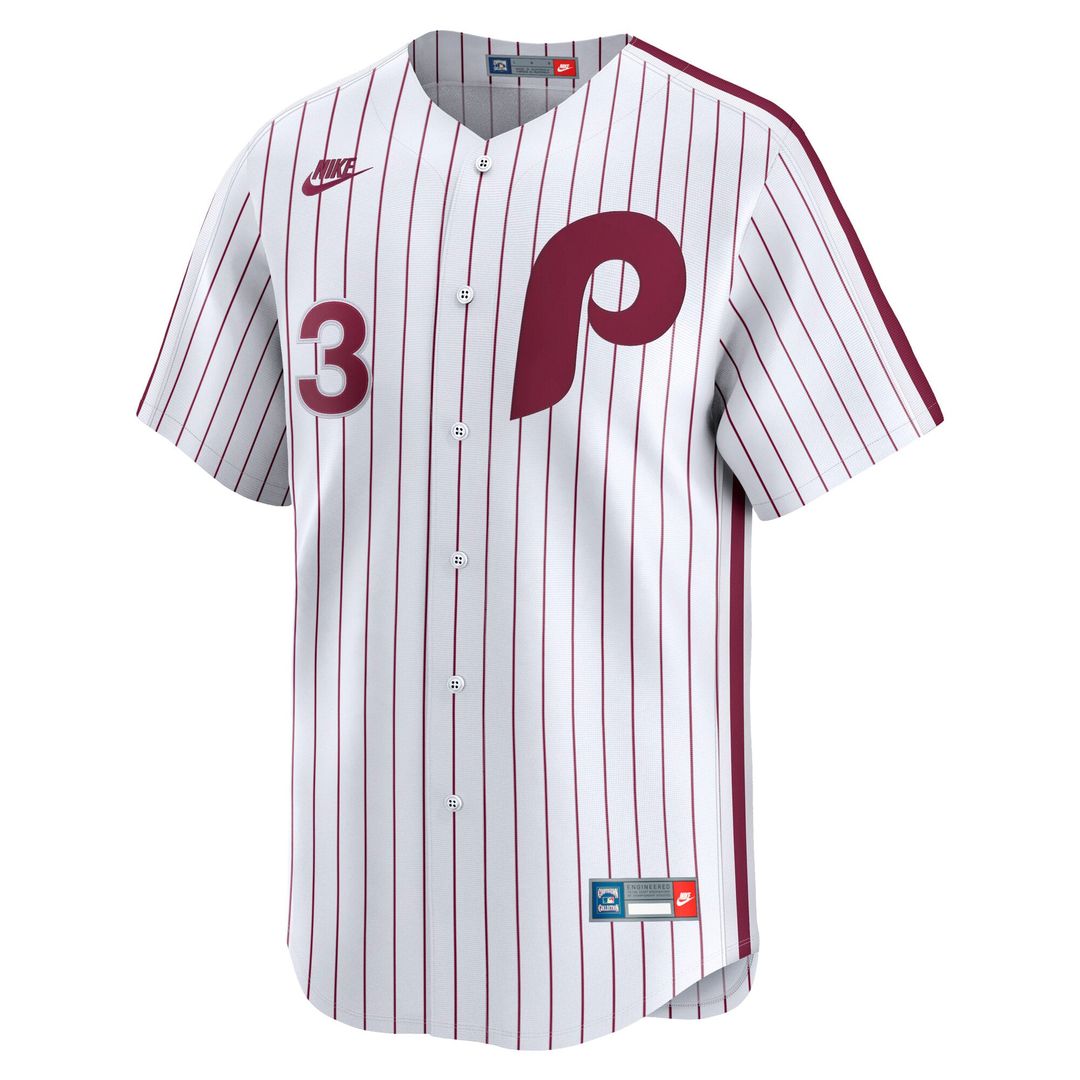 Philadelphia Phillies Bryce Harper Nike White Cooperstown Collection Limited Jersey product image 2, provided for visual