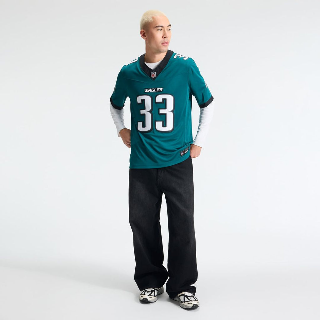 Philadelphia Eagles Cooper DeJean Nike White Vapor F.U.S.E. Stitched Limited Jersey product image 16, provided for visual