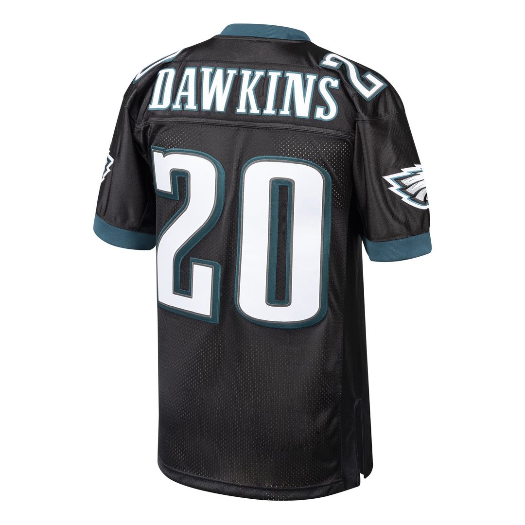 Philadelphia Eagles 2003 Brian Dawkins Mitchell & Ness Black Authentic Throwback Retired Player Jersey product image 3,