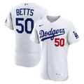 Los Angeles Dodgers Mookie Betts Nike White Home Authentic Jersey product image 1, provided for visual reference and product