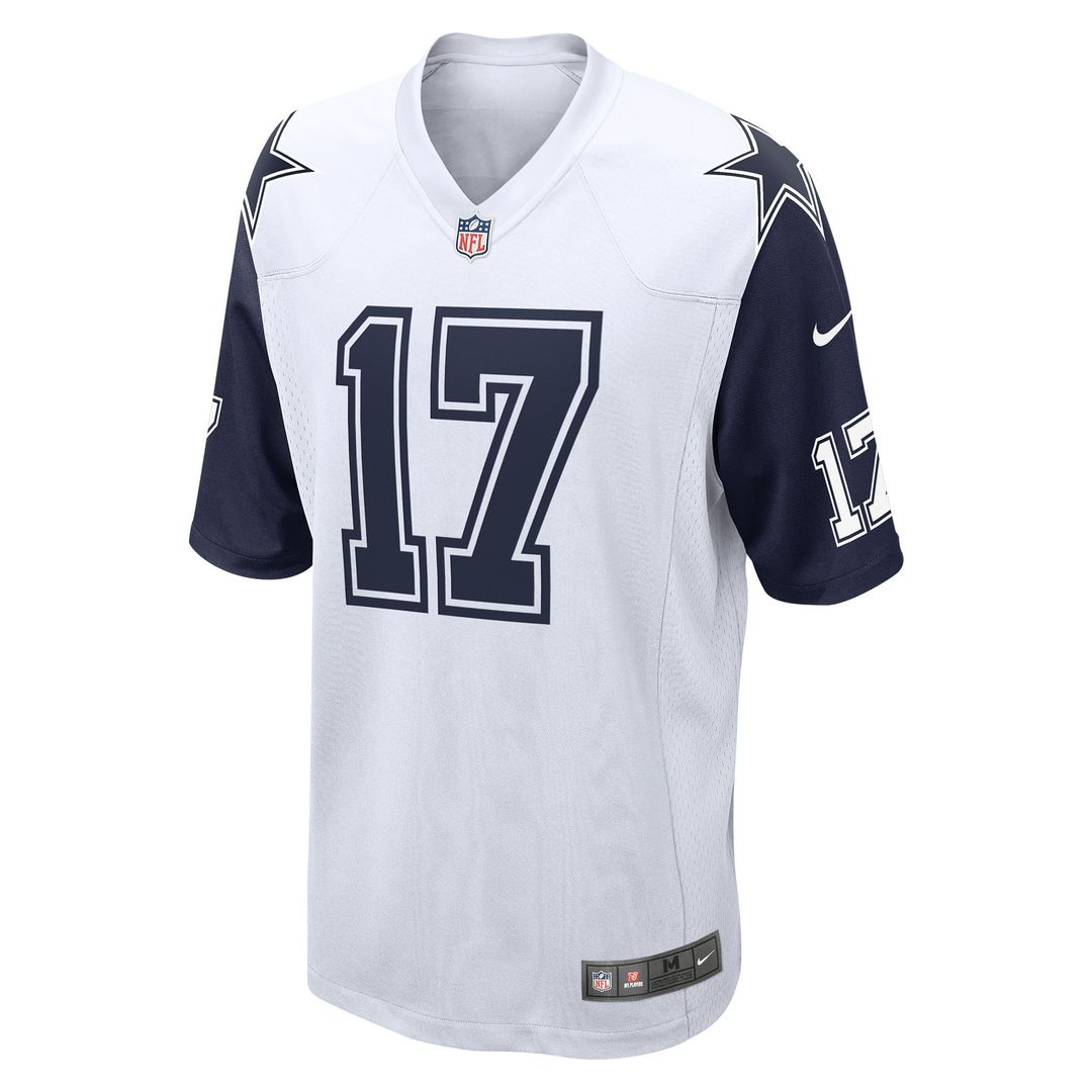 Dallas Cowboys Brandon Aubrey Nike White Alternate Game Team Jersey product image 2, provided for visual reference and