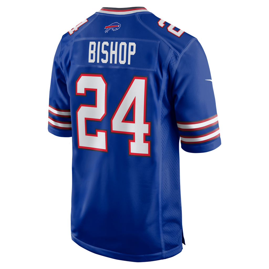 Buffalo Bills Cole Bishop Nike Royal Game Jersey product image 3, provided for visual reference and product detail review