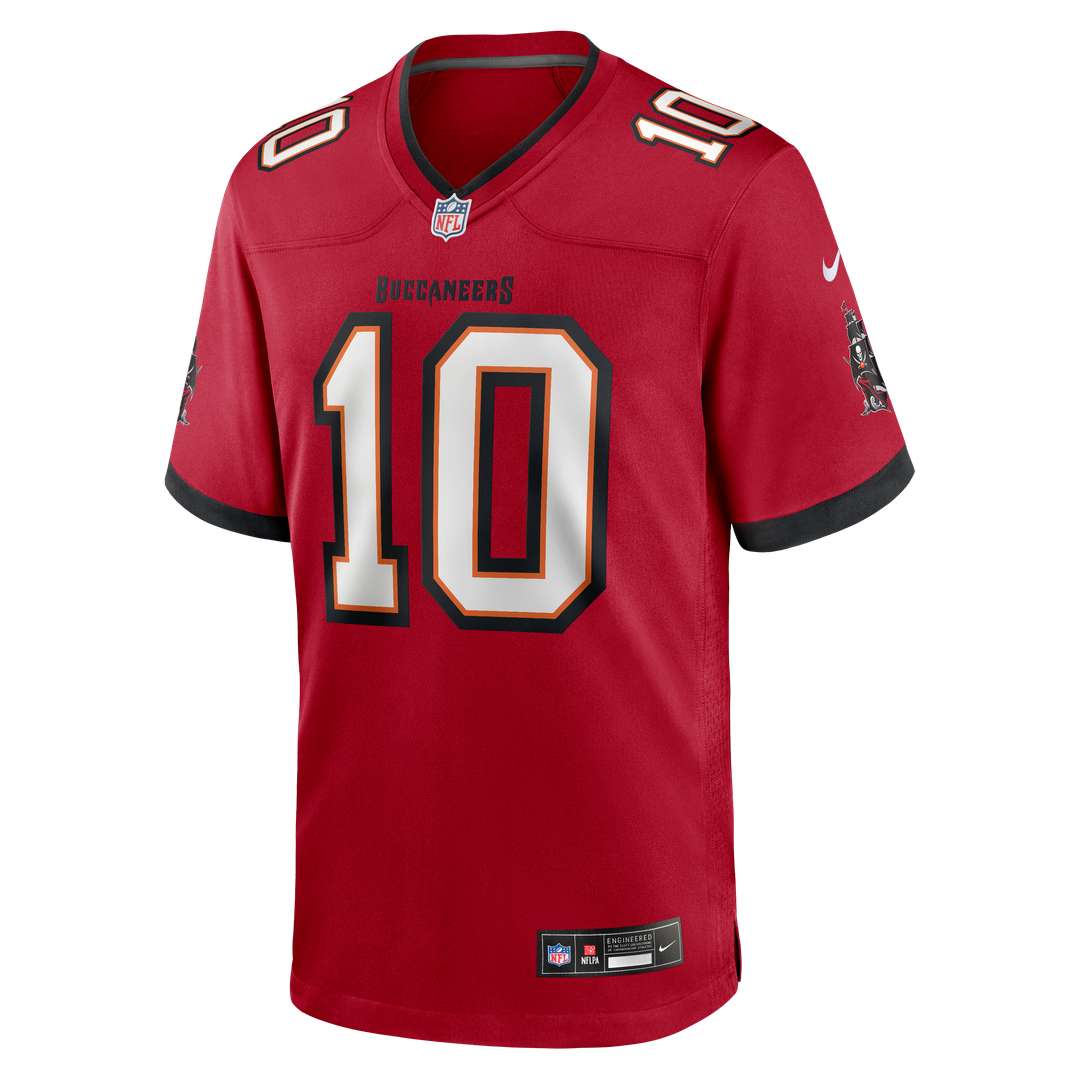 Tampa Bay Buccaneers Trey Palmer Nike Red Game Jersey product image 2, provided for visual reference and product detail