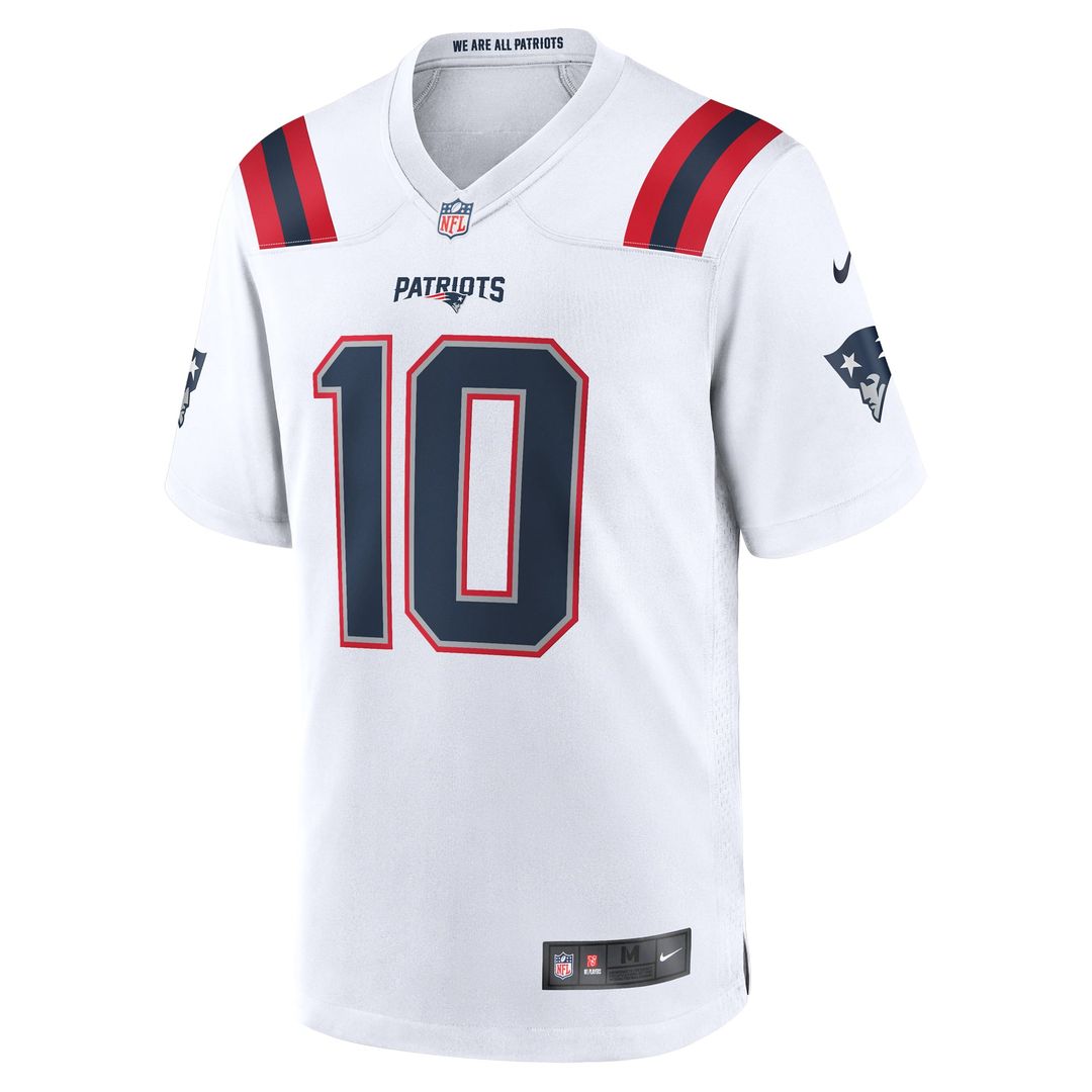 New England Patriots Drake Maye Nike Navy Player Game Jersey product image 36, provided for visual reference and product