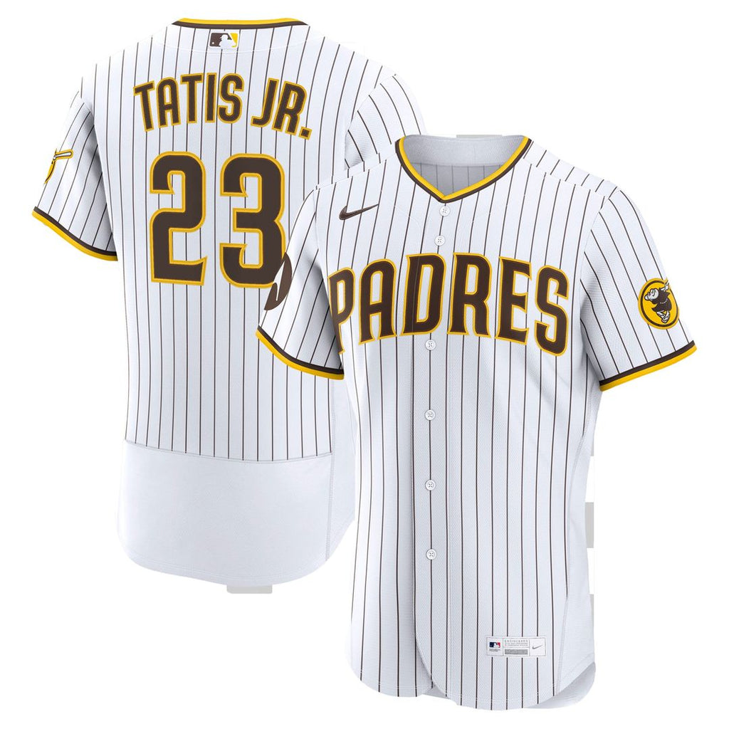 San Diego Padres Fernando Tatis Jr. Nike Sand Alternate Authentic Sponsor Patch Jersey product image 7, provided for visual
